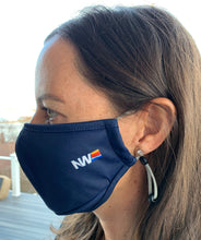 Load image into Gallery viewer, "Smooth" Adult Face Mask (Navy)