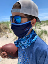 Load image into Gallery viewer, "Vibe" Adult Face Mask (Navy Blue)