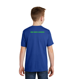"The Legend" Royal Blue Youth Performance T-shirt