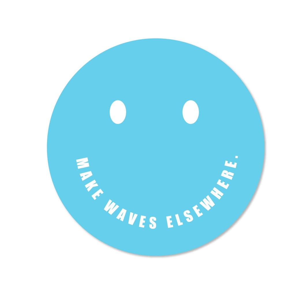 Smiley Sticker – No Wake® Lifestyle