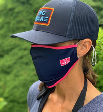 Load image into Gallery viewer, &quot;Mojo&quot; Adult Face Mask (Navy/Pink)