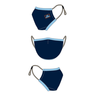 "Vibe" Adult Face Mask (Navy Blue)